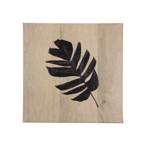 102279-S - Tropical Leaf IV by Mercana Studio a Hand Embellished Textured Canvas
