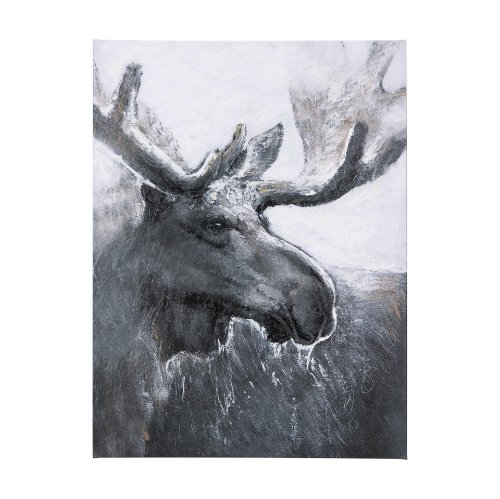 102280-S - Animal Portrait I by Mercana Studio a Hand Embellished Textured Canvas