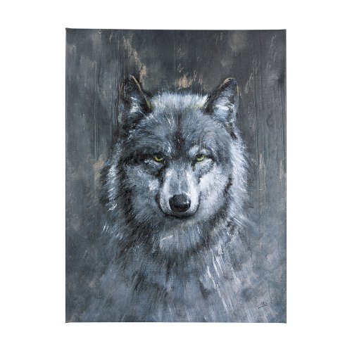 102281-L - Animal Portrait II by Mercana Studio a Hand Embellished Textured Canvas