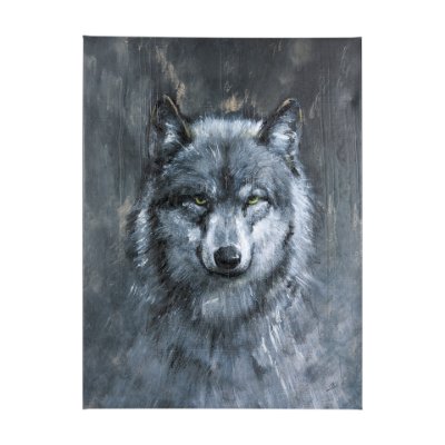 102281-S - Animal Portrait II by Mercana Studio a Hand Embellished Textured Canvas