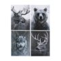 102281-S - Animal Portrait II by Mercana Studio a Hand Embellished Textured Canvas