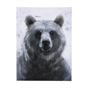 Animal Portrait III by Mercana Studio a Hand Embellished Textured Canvas
