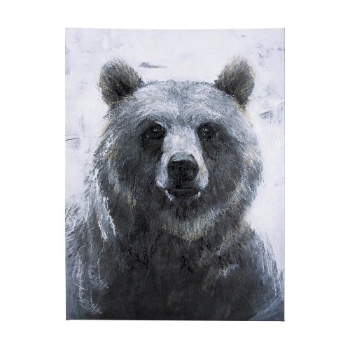 102282-S - Animal Portrait III by Mercana Studio a Hand Embellished Textured Canvas