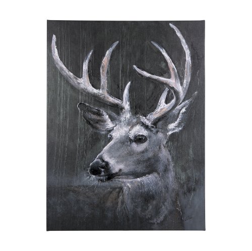 102283-S - Animal Portrait IV by Mercana Studio a Hand Embellished Textured Canvas