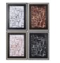 14376 - Horse Herd III by Mercana Studio a Hand Embellished Textured Framed Art Print