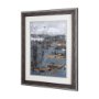 14410 - Silver and gold Inspiration II by Mercana Studio a Hand Embellished Textured Framed Art Print