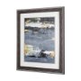 14411 - Silver and gold Inspiration III by Mercana Studio a Hand Embellished Textured Framed Art Print