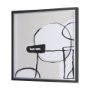 14412 - Neutral Shapes I by Mercana Studio a Hand Embellished Textured Framed Art Print Matted under Glass