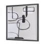 14413 - Neutral Shapes II by Mercana Studio a Hand Embellished Textured Framed Art Print Matted under Glass
