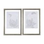 14417 - Interplay II by Mercana Studio a Hand Embellished Textured Framed Art Print Matted under Glass