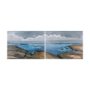 102265-L - Grey Sky II by Mercana Studio a Hand Embellished Textured Canvas