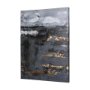 102310-L - Silver and gold inspiration II by Mercana Studio a Hand Embellished Textured Canvas