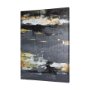 102311-L - Silver and gold inspiration III by Mercana Studio a Hand Embellished Textured Canvas