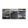 102311-L - Silver and gold inspiration III by Mercana Studio a Hand Embellished Textured Canvas