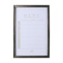 14390 - MENU I by Mercana Studio a Hand Embellished Textured Framed Art Print Matted under Glass