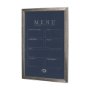 14391 - MENU II by Mercana Studio a Hand Embellished Textured Framed Art Print Matted under Glass