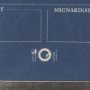 14391 - MENU II by Mercana Studio a Hand Embellished Textured Framed Art Print Matted under Glass