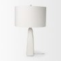 69790 - Tao 20.0L x 20.0W x 33.0H Cream Base W/White Shade Table Lamp