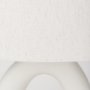 69790 - Tao 20.0L x 20.0W x 33.0H Cream Base W/White Shade Table Lamp