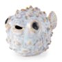 68018 - Spike I (Small) 8L x 4W Off-White Ceramic Puffer Fish