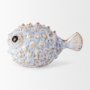 68018 - Spike I (Small) 8L x 4W Off-White Ceramic Puffer Fish