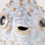 68018 - Spike I (Small) 8L x 4W Off-White Ceramic Puffer Fish