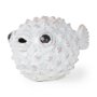 68019 - Spike II (Large) 10L x 6W Off-White Ceramic Puffer Fish