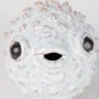 68019 - Spike II (Large) 10L x 6W Off-White Ceramic Puffer Fish