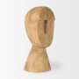 70128 - Ivan Medium Wooden Head Sculpture