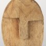 70128 - Ivan Medium Wooden Head Sculpture