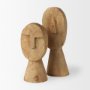 70128 - Ivan Medium Wooden Head Sculpture