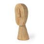 70129 - Ivan Large Wooden Head Sculpture