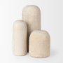 70131 - Knox Short White-Wash Wood Decorative Object