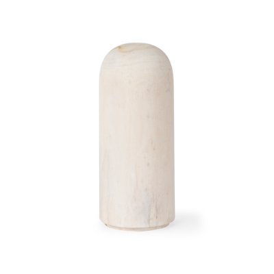 70130 - Knox Medium White-Wash Wood Decorative Object
