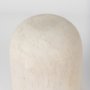 70131 - Knox Short White-Wash Wood Decorative Object