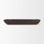 70150 - Athena Set of 2 Extra Large Black-Brown Reclaimed Wood Trays