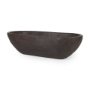 70158 - Athena Extra Large Oblong Black-Brown Reclaimed Wood Bowl 