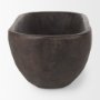 70158 - Athena Extra Large Oblong Black-Brown Reclaimed Wood Bowl 