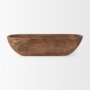 70160 - Athena Extra Large Oblong Medium Brown Reclaimed Wood Bowl
