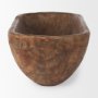 70160 - Athena Extra Large Oblong Medium Brown Reclaimed Wood Bowl