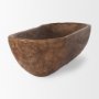 70160 - Athena Extra Large Oblong Medium Brown Reclaimed Wood Bowl