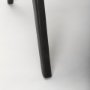 69991 - Donna Black Wood Cane-Back w/ Beige Upholstered Seat Dining Chair