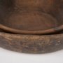70145 - Nikita Set of 2 Large Medium Brown Reclaimed Wood Bowls