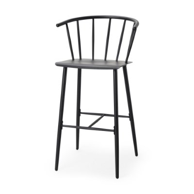 69843 - Colin Black Metal Bar Stool