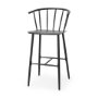 69843 - Colin Black Metal Bar Stool