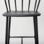 69843 - Colin Black Metal Bar Stool