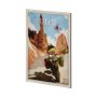 14332 - Utah Go USA (XL) by Mercana Studio a Hand Embellished Decograph Framed Art Print under Glass