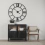 69887 - Sloan 40.0W Black Wood W/Black Metal Frame Accent Cabinet