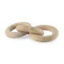 70125 - Alize Solid Wood Circular Chain Link Decorative Object