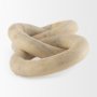 70125 - Alize Solid Wood Circular Chain Link Decorative Object